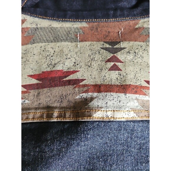 Frye and Co. Patriot Wash Western Trucker Denim Jacket NWT SZ LARGE - Picture 6 of 13